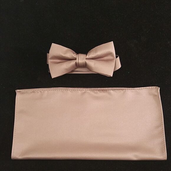 MEN'S LARR BRIO BOW TIE AND HANKY SET - Picture 1 of 1